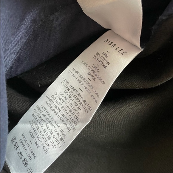 Dion Lee Bonded Cotton Twill Saddle Loop Mini Skirt - Picture 9 of 12